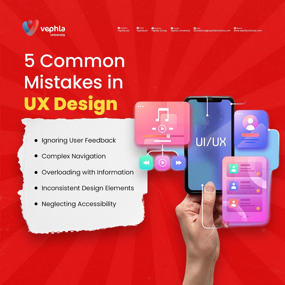 Avoiding Pitfalls in UX Design: 5 Common Mistakes to Watch For