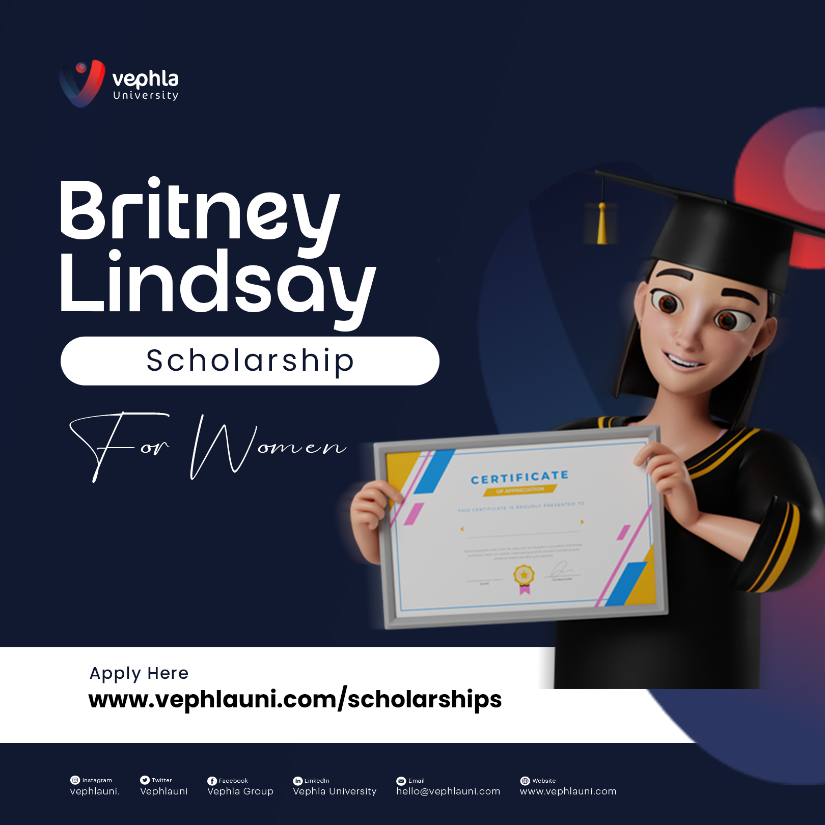 Britney Lindsay Scholarship for Women