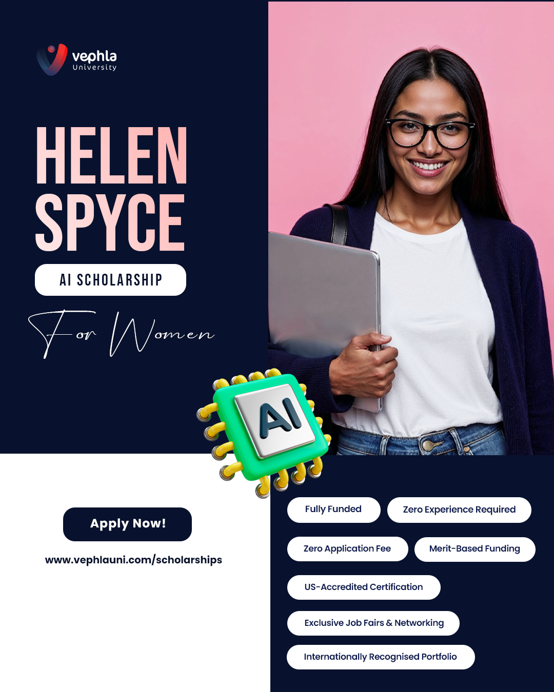 Helen Spyce AI Scholarship for Women